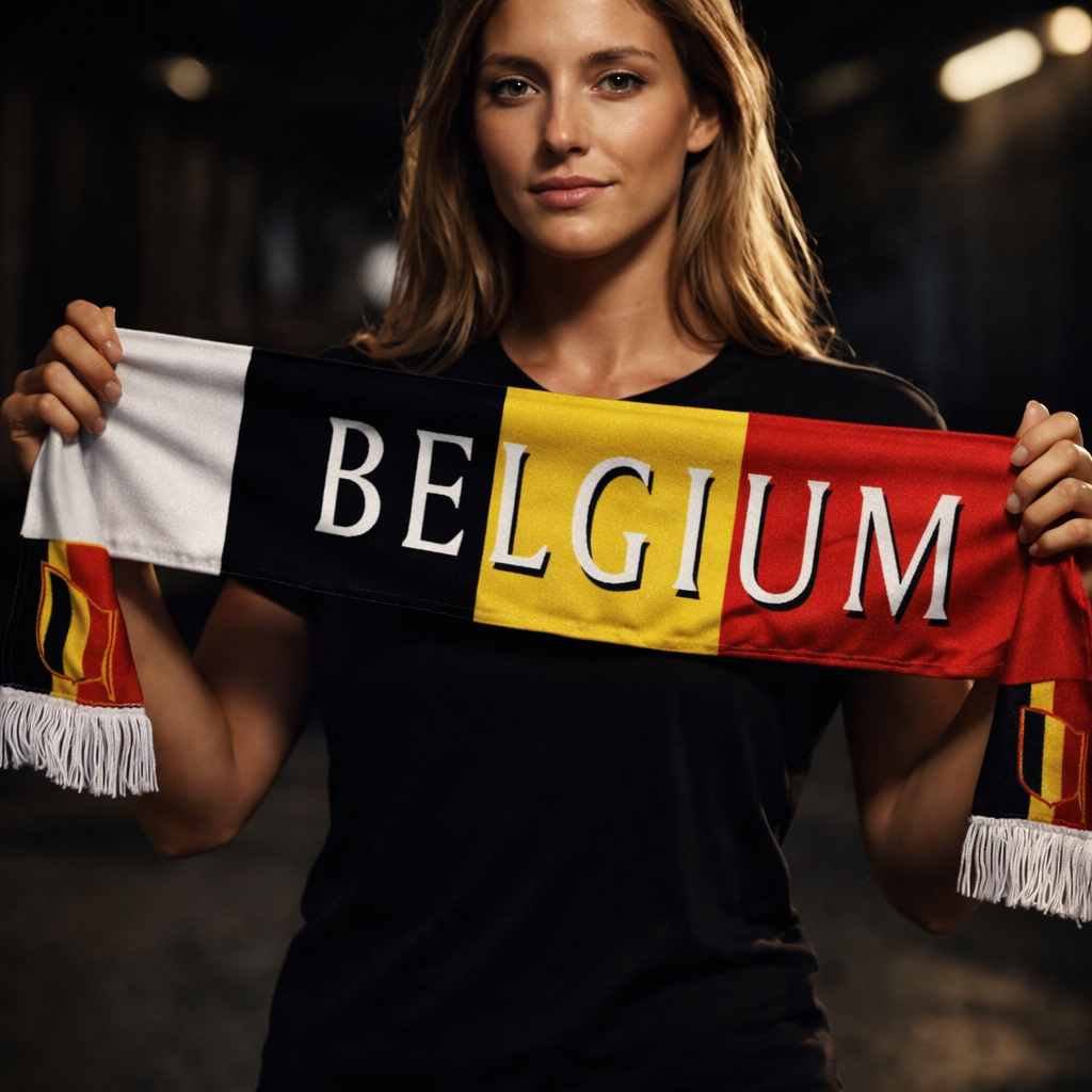 Cachecol Bélgica 2026 – Edição Especial